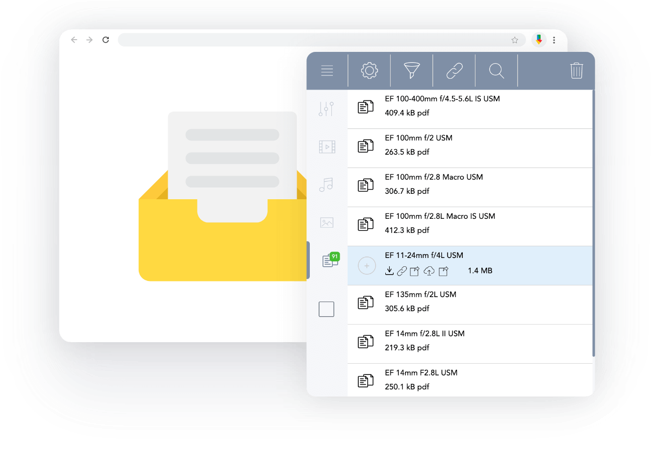 Download documents from everywhere